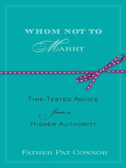 Cover image for Whom Not to Marry